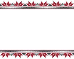 Ukrainian embroidery pattern vector
