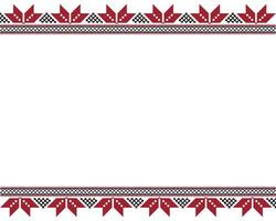 Ukrainian embroidery pattern vector