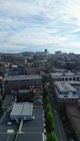 Aerial Vertical Style Footage of Historical and Modern British City Centre of Liverpool, Northwest England, United Kingdom. May 5th, 2024 video