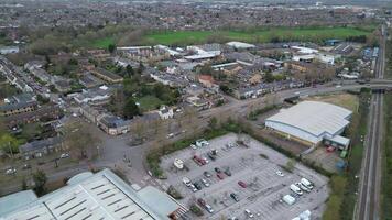 Aerial Footage of Central City of Cambridge, Cambridgeshire, England United Kingdom. March 21st, 2024 video