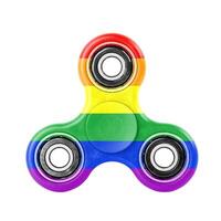 Fidget spinner with Rainbow flag theme photo
