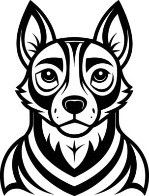 dog line art design ,graphic resource