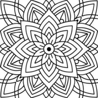 simple black and white pattern design vector