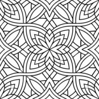 simple black and white pattern design vector