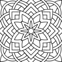 simple black and white pattern design vector