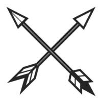 Arrow line art design vector