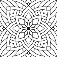 Black and white pattern design ,floral design vector