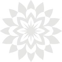 Simple side mandala design vector
