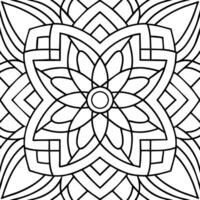 Black and white pattern design ,floral design vector