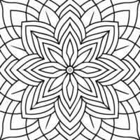 Black and white pattern design ,floral design vector