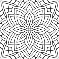 Black and white pattern design ,floral design vector