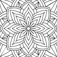 Black and white pattern design ,floral design vector