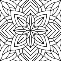 Black and white pattern design ,floral design vector