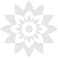 Simple side mandala design vector