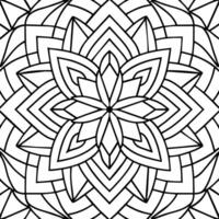 Black and white pattern design ,floral design vector