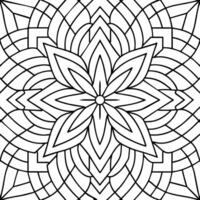 Black and white pattern design ,floral design vector