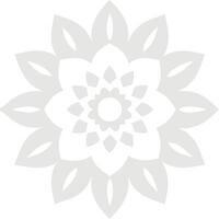 Simple side mandala design vector