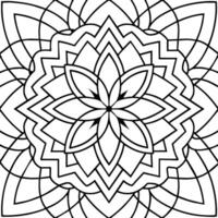 Black and white pattern design ,floral design vector