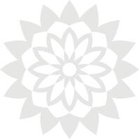 Simple side mandala design vector