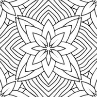 Black and white pattern design ,floral design vector