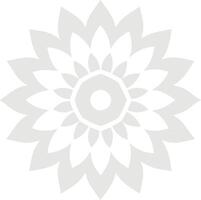 Simple side mandala design vector