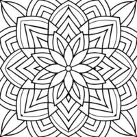 Black and white pattern design ,floral design vector