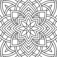 Black and white pattern design ,floral design vector