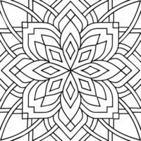 Black and white pattern design ,floral design vector