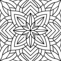 Black and white pattern design ,floral design vector