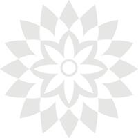 Simple side mandala design vector