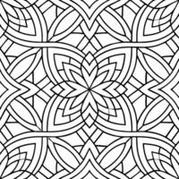 Black and white pattern design ,floral design vector