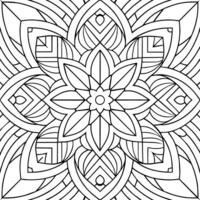 Black and white pattern design ,floral design vector