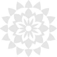 Simple side mandala design vector