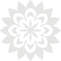 Simple side mandala design vector