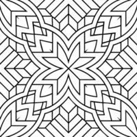 Black and white pattern design ,floral design vector