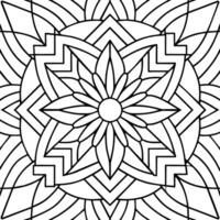 simple black and white pattern design vector