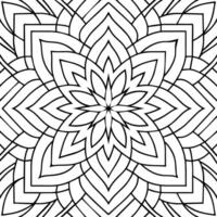 Black and white pattern design ,floral design vector