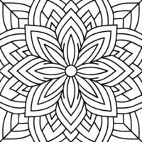 Black and white pattern design ,floral design vector
