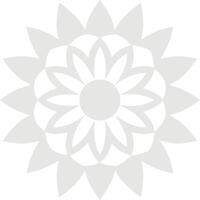Simple side mandala design vector