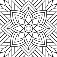 Black and white pattern design ,floral design vector