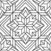 Black and white pattern design ,floral design vector