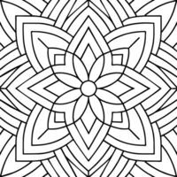 Black and white pattern design ,floral design vector
