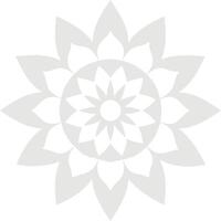 Simple side mandala design vector