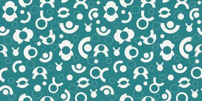 Abstract pattern. Geometric shapes, circles. Seamless background. Color texture. vector