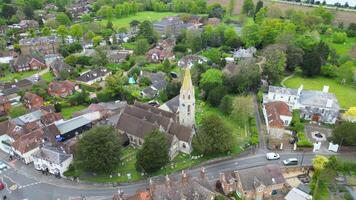 High Angle View of Datchet Town of Slough London, England United Kingdom. April 24th, 2024 video