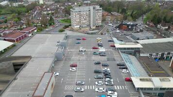 aérien vue de central le rugby ville de Angleterre uni Royaume. avril 8ème, 2024 video