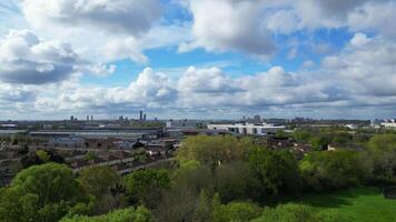 Aerial Time Lapse Footage of Buildings at Central Wembley London City of England Great Britain. April 17th, 2024 video