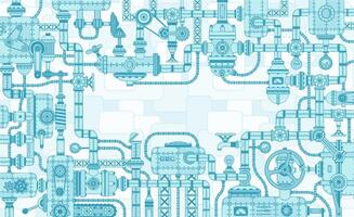 Industrial intricate framing of the mechanisms vector