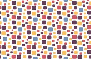 Seamless pattern for fabric from squares with round corners. vector