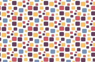 Seamless pattern for fabric from squares with round corners. vector